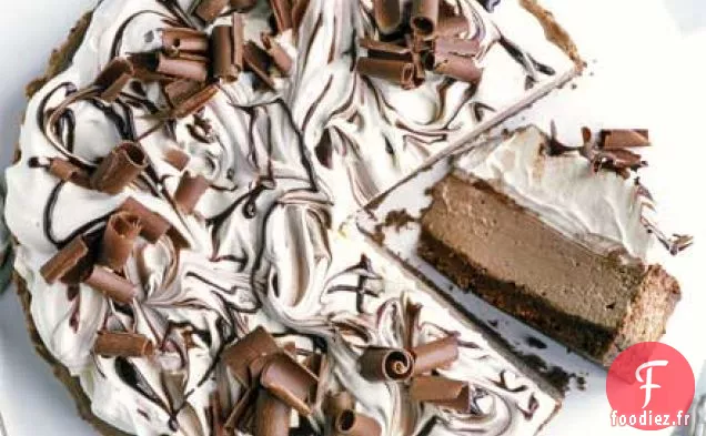 Gâteau au fromage double chocolat
