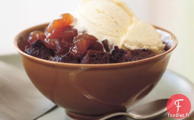 Puddings au Pain d'Épice aux Pommes Confites