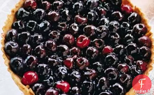 Tarte à la frangipane aux cerises