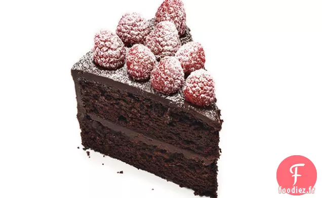 Gâteau au Chocolat Et À la Framboise