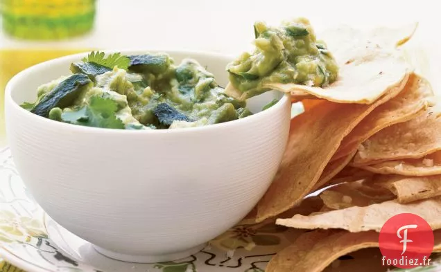 Tomatillo - Poblano Guacamole