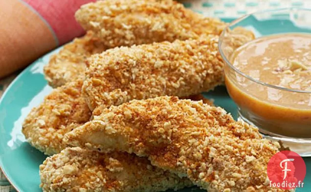 Poulet Frit Aux Arachides Avec Sauce Aux Agrumes Et Au Gingembre