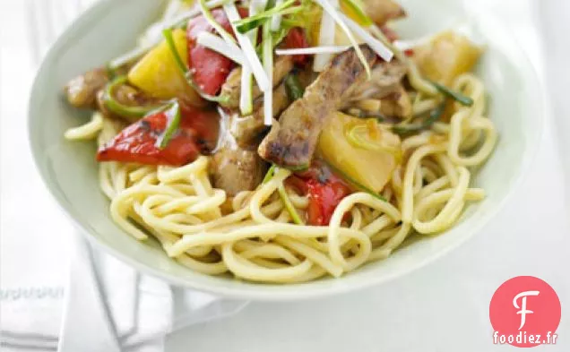Sauté de porc aigre-doux