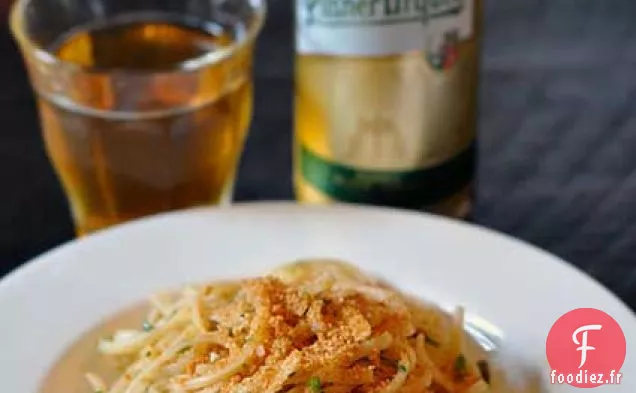 Urquell De Pilsner Et Linguini Épicé
