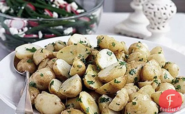 Pommes de terre nouvelles marinées