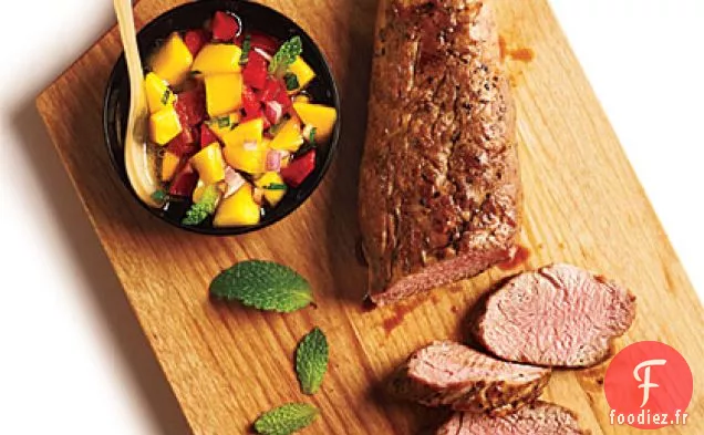 Filet de Porc avec Salsa à la Mangue