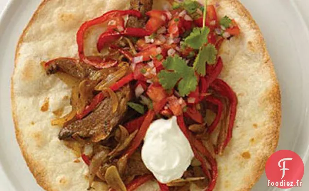 Fajitas au Rôti de Bœuf