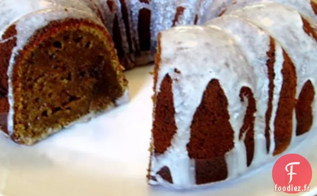 Bundt de Citrouille Porterfield avec Glaçage Blanc Neige