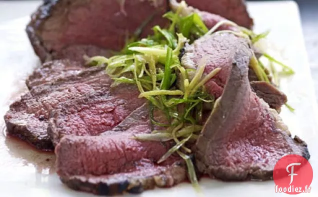 Filet de bœuf rôti à la sauce asiatique simple