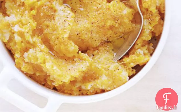 Smash de navet et de butternut