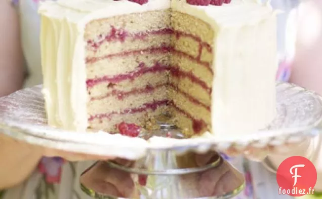 Gâteau aux épices aux framboises