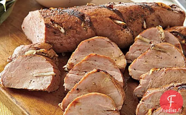 Filet de Porc Grillé avec Salsa Tomate Verte-Ananas