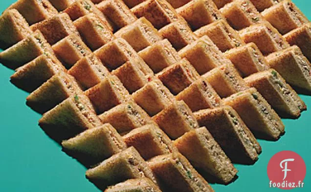 Mini Sandwichs au Crabe Grillé et aux Crevettes