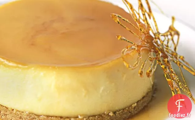 Cheesecakes à la crème d'orange et au caramel
