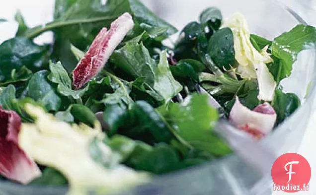Salade de feuilles amères