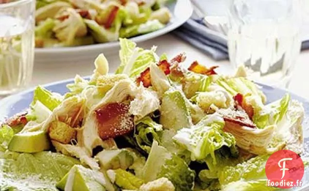 Salade césar au poulet et bacon