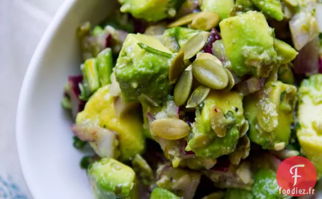 Guacamole Aux Graines de Citrouille