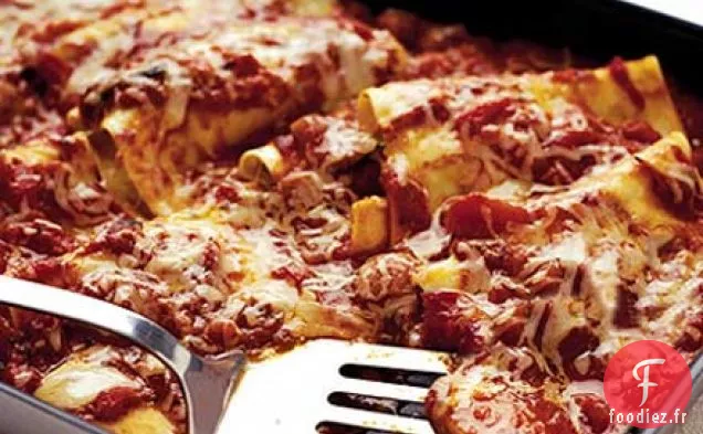 Poches pour pâtes à la ricotta et à la roquette