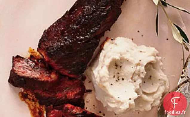 Steaks de Suspension avec Purée de Malanga de la 125e rue