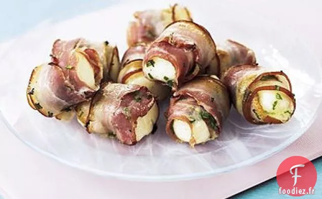 Rouleaux Halloumi et bacon