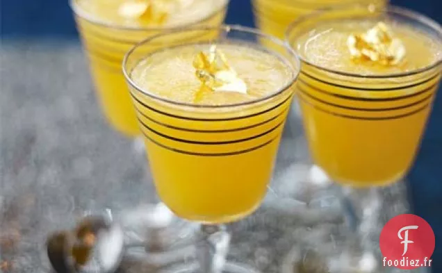 Gelées de clémentine et de prosecco
