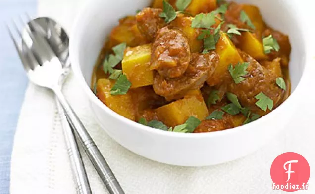 Ragoût de courge et chorizo
