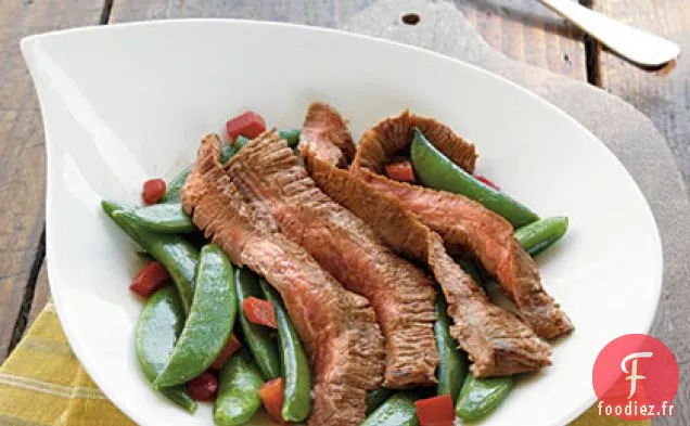 Steak de Flanc Mariné Asiatique Épicé