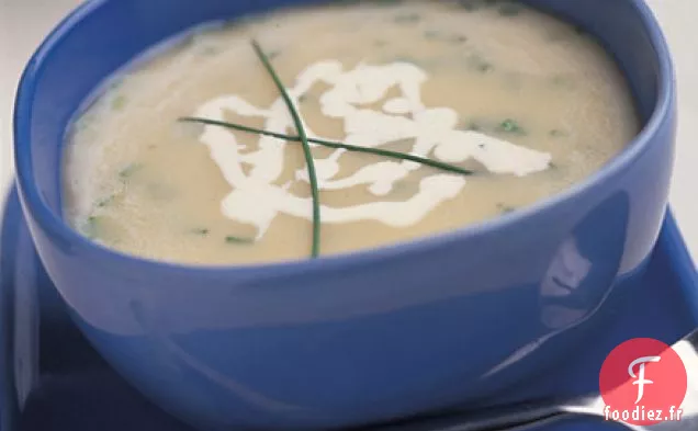 Soupe de topinambours et raifort