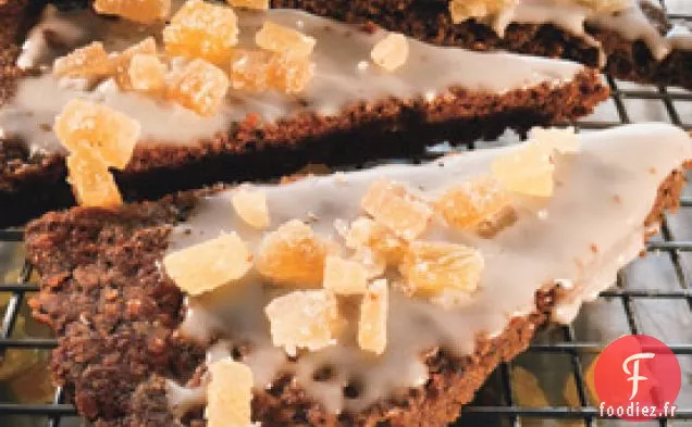 Sablés Café-Épices au Gingembre Cristallisé