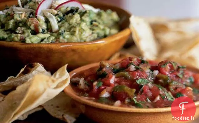 Guacamole Poblano Rôti à l'Ail et au Persil