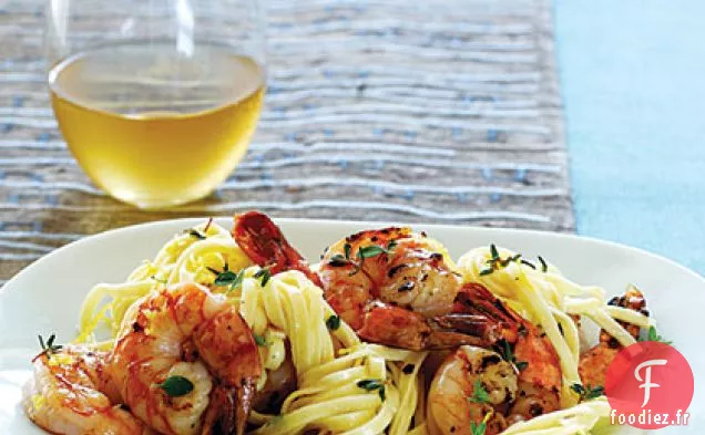 Linguine aux Crevettes Poivrées