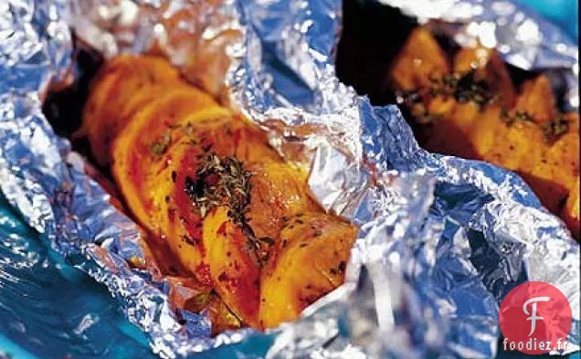 Patates douces chaudes et épicées