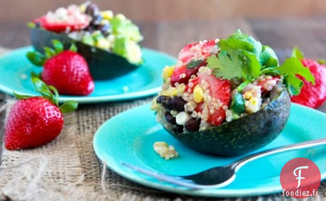 Salade Quinoa Fraise-avocat