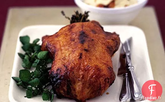 Canard rôti au miel et chou-fleur à la crème