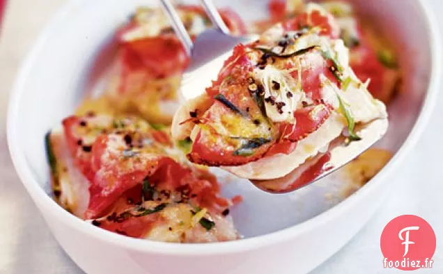 Grillades de poisson au fromage