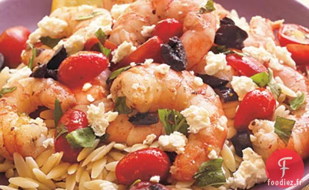 Sauté de Crevettes à La Grecque