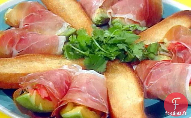 Avocats Habillés au Jambon Serrano