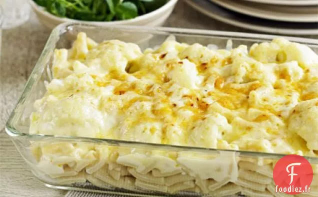 Chou-fleur et macaroni au fromage