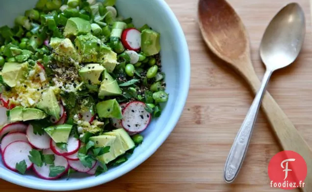 Salade D'Avocat Et D'Edamame