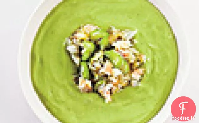 Soupe D'Avocat Et De Crabe