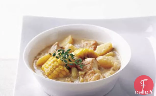 Ragoût de Poulet et de Maïs à l'Ancienne