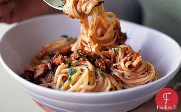 Linguine à la sauce au thon