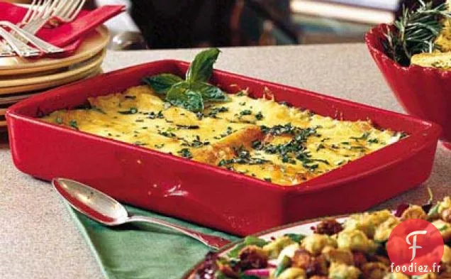 Lasagne à la Viande de Crabe et aux Épinards