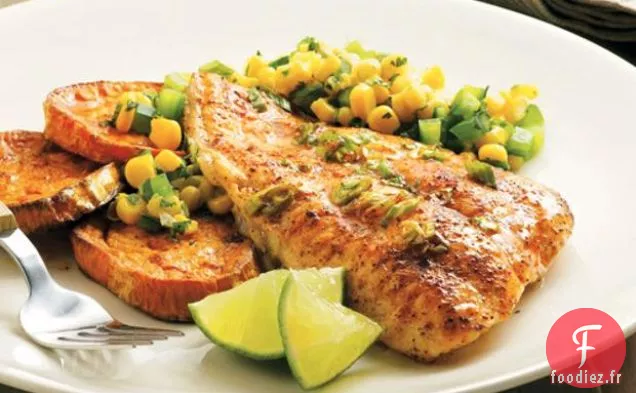 Poisson-Chat Rôti Aux Patates Douces Au Cumin