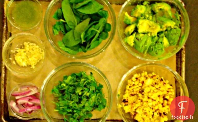 Guacamole de Maïs Aux Asperges Et Radis