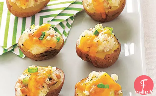 Peaux de Pommes de Terre au Jambon et au Cheddar