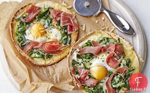 Pizzas Fiorentina de 20 minutes
