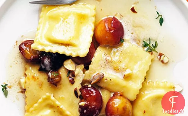 Raviolis Au Beurre Brun Cerise