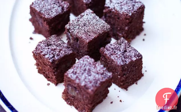 Mini brownies au chocolat et gingembre