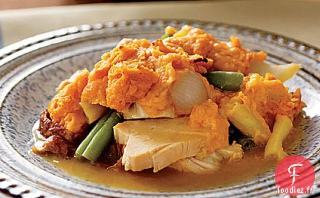 Tarte au Berger à la Patate Douce et à la Dinde